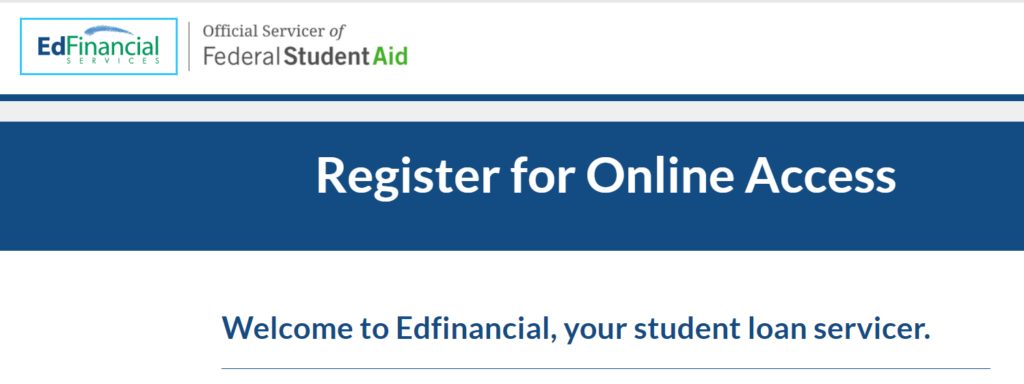 edfinancial signup